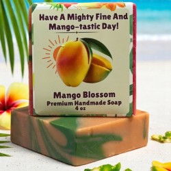 Mango Blossom My Beauty Gift Box Scented Mango Handmade Soap 4 oz